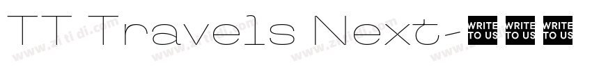 TT Travels Next字体转换